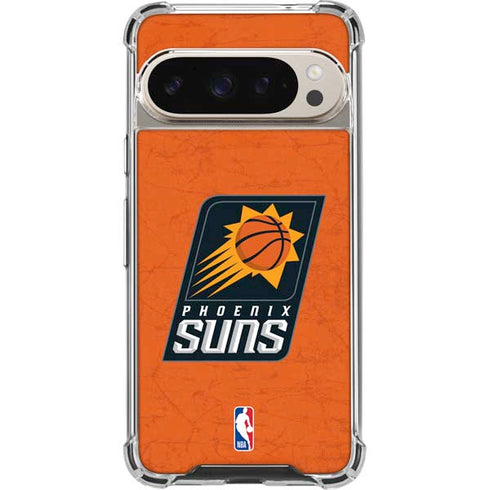 NBA Phoenix Suns Distressed Google Pixel 9/9 Pro Clear Case